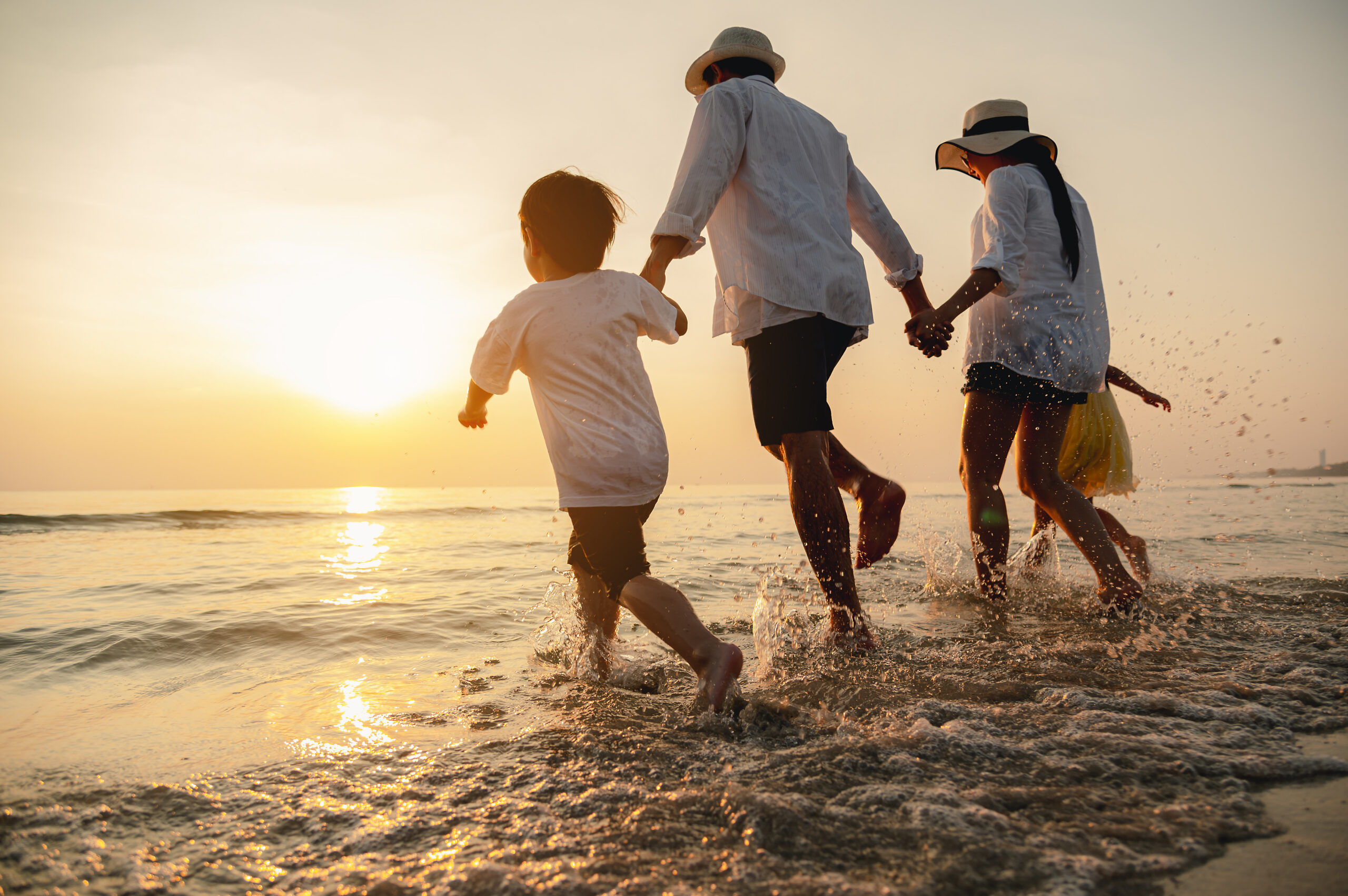 Travel planning scene representing the research and coordination behind family trips